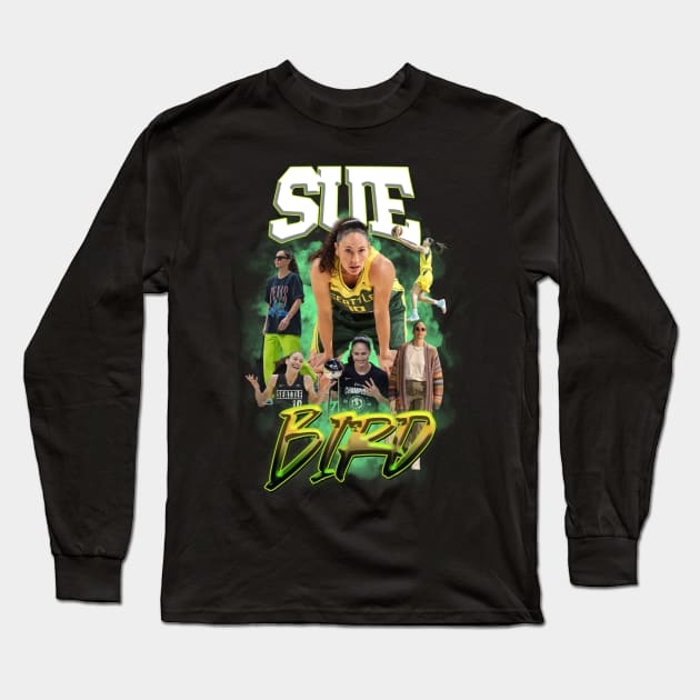 Sue Bird Bootleg Long Sleeve T-Shirt by dsuss